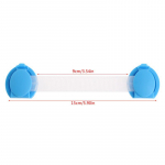 15 cm beebi turvakapp lukud rihmad lukk lapse riidekapp beebi turvablokk sinine