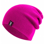 Unisex Letter Label Decor Nokam&uuml;ts vabaaja mitmev&auml;rviline talvine kootud m&uuml;ts igap&auml;evaelu ja v&auml;litingimustes nokam&uuml;ts 54cm-58cm roosa punane v&auml;rv