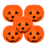 5 tk Halloweeni LED-valgustusega &otilde;hupallid &Otilde;uduslik Vaim K&otilde;rvits Lateksist &Otilde;hupall Halloweeni Peokaunistused Kodu Sise- V&auml;lisruumi Lastele 5pcs