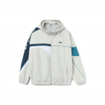 Li Ning Sporditrendi seeria V&auml;rviplokk Vaba l&otilde;ikega Kapuutsiga Tuulejakk Unisex &Uuml;ler&otilde;ivad Antarktika-hall YFDT207-1 XXL