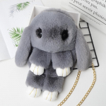 M&auml;ngi surnud k&uuml;&uuml;liku kott armas k&uuml;&uuml;liku imitatsioon Rex k&uuml;&uuml;liku karusnahast kott Palus k&uuml;&uuml;likukott kett j&auml;nesekott crossbody kett naiste kott