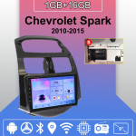 Android Carplay Auto Raadio Chevrolet Spark 2010-2015 jaoks Multimeediam&auml;ngija Peaseade Stereo GPS Navigatsioon BT WIFI 2+32GB 1+16GB,B