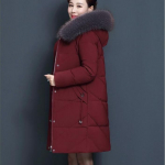 Naiste talvejope, puuvillased polsterdatud riided Naiste vabaaja mantlid, mantlid 5XL