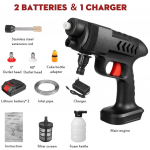 2000W 100bar juhtmevaba k&otilde;rgsurve autopesuri pesuri vahugeneraator vesip&uuml;stoli pihustipuhastusvahend Makita 18V aku jaoks 2*Batteries