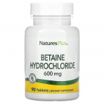 Nature's Plus- Betaiinh&uuml;drokloriid, 600 mg, 90 tabletti