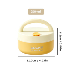 Keraamiline l&otilde;unakarbiga kaasaskantav isoleeritud toidu hoiukonteiner kaanega Mikrolaineahi Bento Box suletud lekkekindel toidupurk