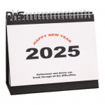 2025. aasta v&auml;ike lauakalender, seisev klapp t&ouml;&ouml;lauakalender, kuuplaneerija ajahalduse korraldaja kodukontori kooli jaoks must