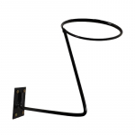 M&uuml;tsikork S&auml;ilitusekraani hoidik Kiivri alus Korraldaja riidepuu Seinale kinnitatav must