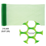 3/6M aiakaitsev&otilde;rk plastaia turvav&otilde;rk, multifunktsionaalne l&otilde;ikatav isoleerimisvarustus kasside kanav&otilde;rgu jaoks