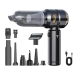 4 &uuml;hes Suru&otilde;hupuhur 3 k&auml;iguga reguleeritav 80 000 p/min 6000 mAh laetav aku k&auml;eshoitav must