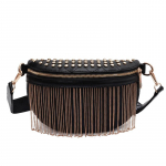 MOODS Luksuslikud Naiste Crossbody Kotid Uus Br&auml;nditud Disainer Rinnakott Neetide ja Tuttidega Kaunistatud Suure Mahutavusega V&ouml;&ouml;kotid 24x15x8cm