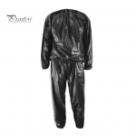 2 tk/komplekt Sauna &uuml;laosa p&uuml;kste &uuml;likond veekindel tuulekindel higist spordidress kaalulangetamiseks elastsed avad Rasvap&otilde;letus Sport Fitness Saunar&otilde;ivad 3XL must