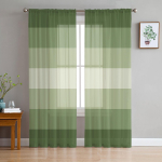 Salveiroheline gradienttriibulised l&auml;bipaistvad kardinad elutoa kaunistamiseks Akknakardinad k&ouml;&ouml;ki T&uuml;ll Voile Organza Kardinad W135 x H185cm x1