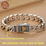 925 Sterling H&otilde;be Jumala Horuse Silm Kuuba K&auml;ev&otilde;ru Meeste Mood Hip Hop Lihtne Kingitus Moeehted Aksessuaarid 20cm