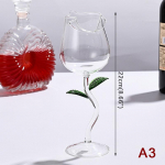 Roosiveiniklaas Romantiline kokteil Punane Veiniklaas 150/400Ml Roosi&otilde;ieline