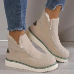 Naiste lumesaapad, 2024. aasta talv Mood, soojad vabaajajalatsid naistele Mugav naiste jalan&otilde;ud Botas De Mujer 36 beež