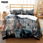 Seksikas Ilu V&otilde;lu Pehme Ja Mugav Tekk Voodipesukomplektid Tekikott Ja Padjap&uuml;&uuml;r T&auml;ielik Suurus Kohandatav EU single(135x200cm)