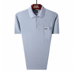 Isa L&uuml;hikeste varrukatega T-s&auml;rk Meeste S&auml;rk Suvine Keskealiste meeste Top R&otilde;ivad Keskealiste ja vanade meeste Meeste Vanaisa R&otilde;ivad XXXL tumehall v&auml;rv