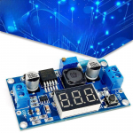 LM2596 DC-DC reguleeritav astmeline moodul digitaalse voltmeetriga board sinine