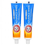 Arm & Hammer, Advance White, Kaariesivastane fluoriidiga hambapasta, Puhas piparm&uuml;nt, Kahekordne pakend, 6 untsi (170 g) Iga