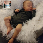 19-tollised realistlikud taass&uuml;ndinud beebinukud LouLou magavad elutruud taass&uuml;nninukud Pehme kehaga armas vasts&uuml;ndinud beebinukk m&auml;nguasjatarvikutega Kingitus lastele vanuses 3 cloth body