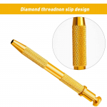 Component Grabber Neli k&uuml;&uuml;nega elektrooniline komponent IC BGA kiibi haarats Extractor Kruvikorjaja Pick Up pliiatsi ehted Parandus K&auml;sit&ouml;&ouml;riist Gold kuld