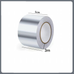 K&otilde;rge Temperatuurikindlus Alumiiniumfooliumteip K&ouml;&ouml;gi Torude Remonditeip Kleepuv Tihendusfoolium Soojusisolatsioon Lekkekindel Teip