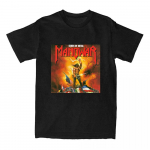 Manowari hiphopib&auml;ndi tr&uuml;kis&auml;rgid The Blood Our Enemies Tour 2025 Tees L&uuml;hikeste varrukatega puuvillane T-s&auml;rk Graafiline s&auml;rk XL