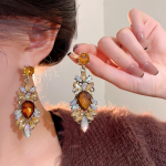 Vintage Retro S&auml;delevad Rhinestone K&otilde;rvar&otilde;ngad Naistele 1 pair