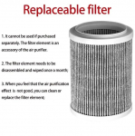 &Otilde;hupuhasti koduallergiate, lemmikloomade karvade jaoks magamistoas, kingakapis. T&otilde;eline HEPA filtri filtreerimiss&uuml;steem, puhastaja, l&otilde;hnaeemaldajad