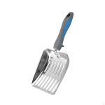 Cat Litter Sand Long Handle Metal er Stainless Steel for Rabbits Bunny Puppy Pets red gray