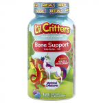 L'il Critters, Mythical Creatures, Bone Health Support Calcium + D3 Gummies, Bumbleberry Blast, Sour Blue Raspberry, 120 Gummies