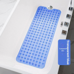 Libisemiskindel veekindel PVC vannimatt vannituppa ja vanni 51&times;53cm Two Use