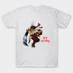 Naiste T-s&auml;rk Gan Ning Harajuku Print Kawaii suvine l&uuml;hikeste varrukatega naiste T-s&auml;rk Top Tee S roosa