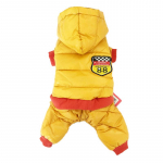 Talvised soojad lemmikloomariided v&auml;ikestele koertele kutsikate riided Chihuahua kapuutsid Prantsuse buldogi r&otilde;ivad mopsi mantel veekindel PU koer XS(8)