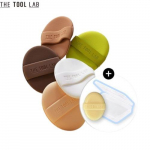 THE TOOL LAB Premium Puuderpadi 2 tk koos puuderpadja karbi ja kingituskomplektiga 4 eset 02 Moist Puff 2ea ＋ Case＋ Mini Soap