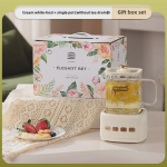 Multifunktsionaalne klaasist veekeetja ja teekeetja koduseks kasutamiseks &ndash; eriline reklaamkingitus 0.6L Square Stew