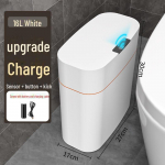 Nutikas deodoreeriv induktsioonpr&uuml;gikast kaanega magamistuppa, vannituppa ja elutuppa Gray White Manual 10L
