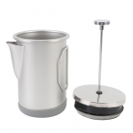 Prantsuse Pressi kohvimasin kaasaskantav 304 roostevabast terasest k&auml;sitsi valmistatud kohvipressi teekann telkimiseks L h&otilde;be