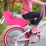 Children Bicycle Doll Seat Easy to Install Stylish Lightweight Gift Practical Decoration