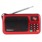 Kaasaskantav TF-kaardi USB FM Eakate Raadio K&otilde;lar LCD-ekraani, Subwooferi, MP3-muusikapleieri ja Taskulambiga Kontrollige ARVUTI jaoks sinine
