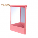 Mittep&ouml;&ouml;ratav t&otilde;eline meigipeegel k&otilde;rge selgusega lauapeegel meestele naistele t&auml;pne t&otilde;eline pilt &uuml;mberp&ouml;&ouml;ratud seisv kosmeetikapeegel S roosa