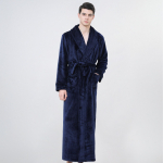 Meeste korallfliisist hommikumantel - S&uuml;gis/Talv, Paks, Koduriided Pyjamad M (40-60 kg)
