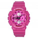 Casio G-Shock Analoog-Digitaalne Biop&otilde;hisest Vaikust Roosa sihverplaat Kvarts GMA-S140PP-4A 200M Naiste k&auml;ekell roosa