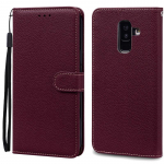 J8 &Uuml;mbris Samsung Galaxy J8 2018 jaoks &Uuml;mbris Rahakott Nahast Klapp&uuml;mbris Samsung J 8 J8 2018 J810F jaoks Raamatukaanega Coque Fundas Etui For Galaxy J8 2018 veinipunane v&auml;rv