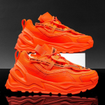 Kingad Meeste Tossud Meeste Vabaajajalatsid Meeste Kingad Tenis Luksuslikud jalatsid Treener Race Hingavad jalan&otilde;ud Mood Loafers Meeste jooksujalatsid 41 oranž