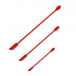 3 tk/komplekt Painduv Korduvkasutatav Silikoonkaabits K&ouml;&ouml;gis Ohutu Spaatel Meigipintslid N&auml;omaski- Pintsel Ilut&ouml;&ouml;riistad Koogit&ouml;&ouml;riistad punane