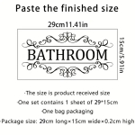 Vannitoa pesulaua dekoratiivne seinakleebis