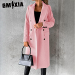 GMXIA naiste vintage vabaaja v&otilde;reprint S&uuml;gistalv pikkade varrukatega POLO kaelajoped ja mantlid S