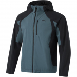 Li Ning Fitness Series Logo Mugav soe tuulejope Meeste &uuml;ler&otilde;ivad Tume sinine must AWBU009-6 4XL